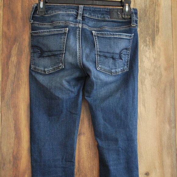 American Eagle Super Stretch Super Low Jegging Jeans 2 - Picture 1 of 7
